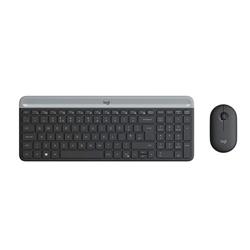 TECLADO + MOUSE INALAMBRICO LOGITECH MK470 SLIM BL