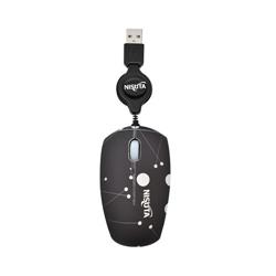 MOUSE NISUTA NS-MOR3NC RETRACTIL DPI DE DISEÑO