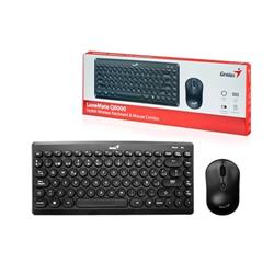 TECLADO+MOUSE INALAMBRICO GENIUS Q8000 LUXEMATE BLK