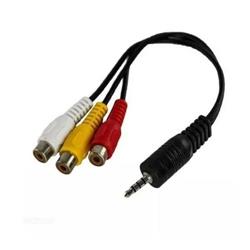 CABLE AUDIO-VIDEO VAPEX LTA069 PLUG A 3RCA HEMBRA