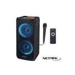 PARLANTE NETMAK NM-DINAMITA BLUETOOTH DOBLE 8