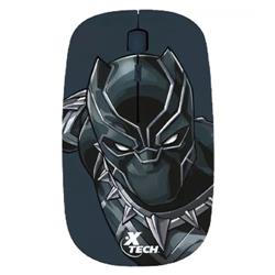 MOUSE INALAMBRICO XTECH XTM-M340BP MARVEL AVENGERS BLACK PANTER FLAT WIRELESS