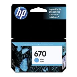 CARTUCHO ORIGINAL HP 670 CYAN