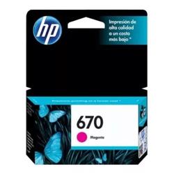 CARTUCHO ORIGINAL HP 670 MAGENTA